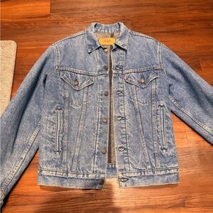 Vintage Levi Denim Jacket Blanket Lined